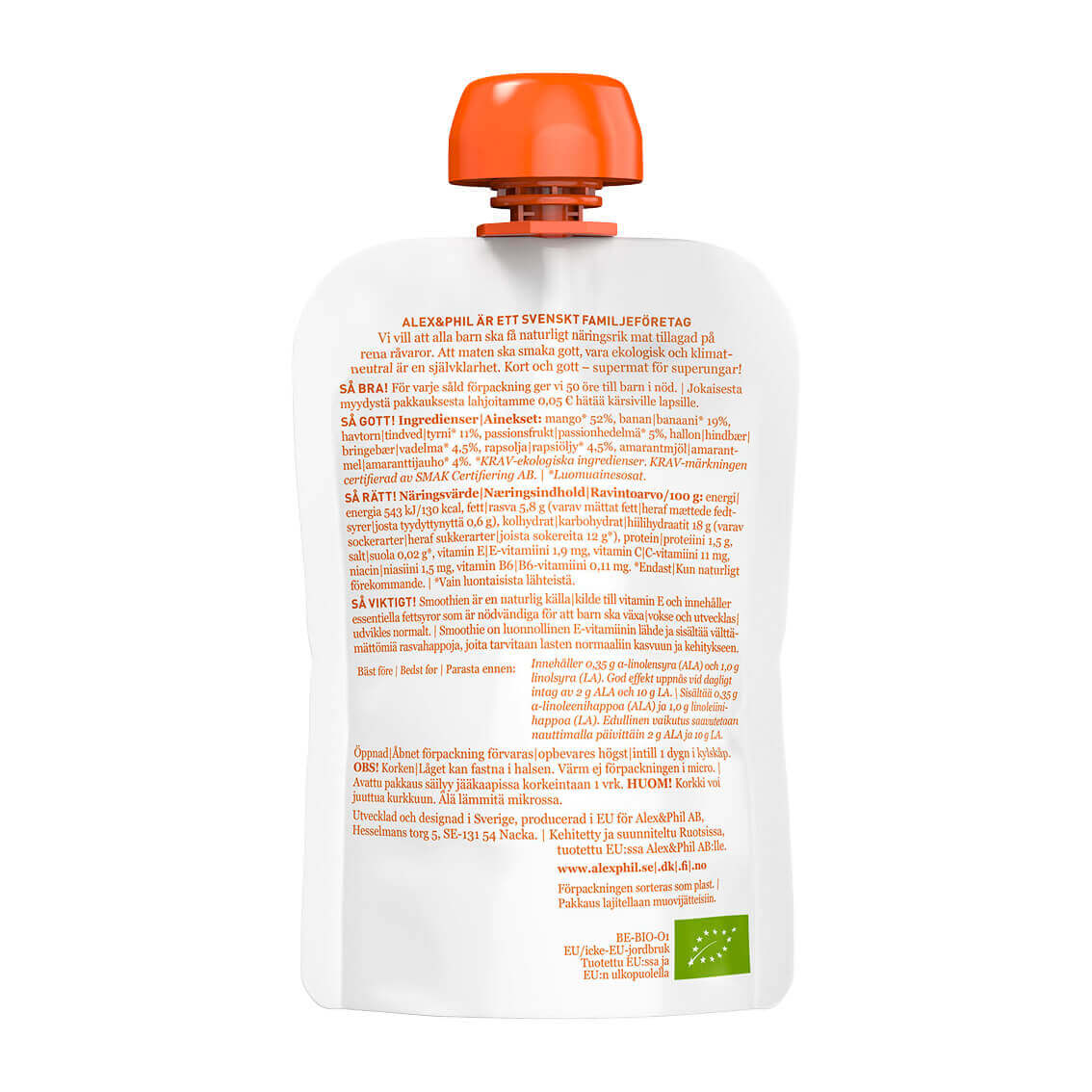 Havtorn- & mangosmoothie (5-pack)