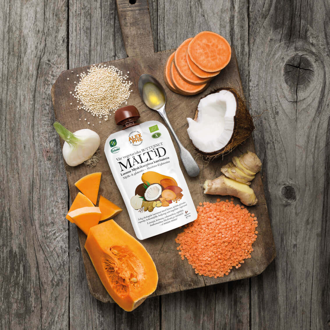 Vegetarisk butternutmåltid (6-pack)