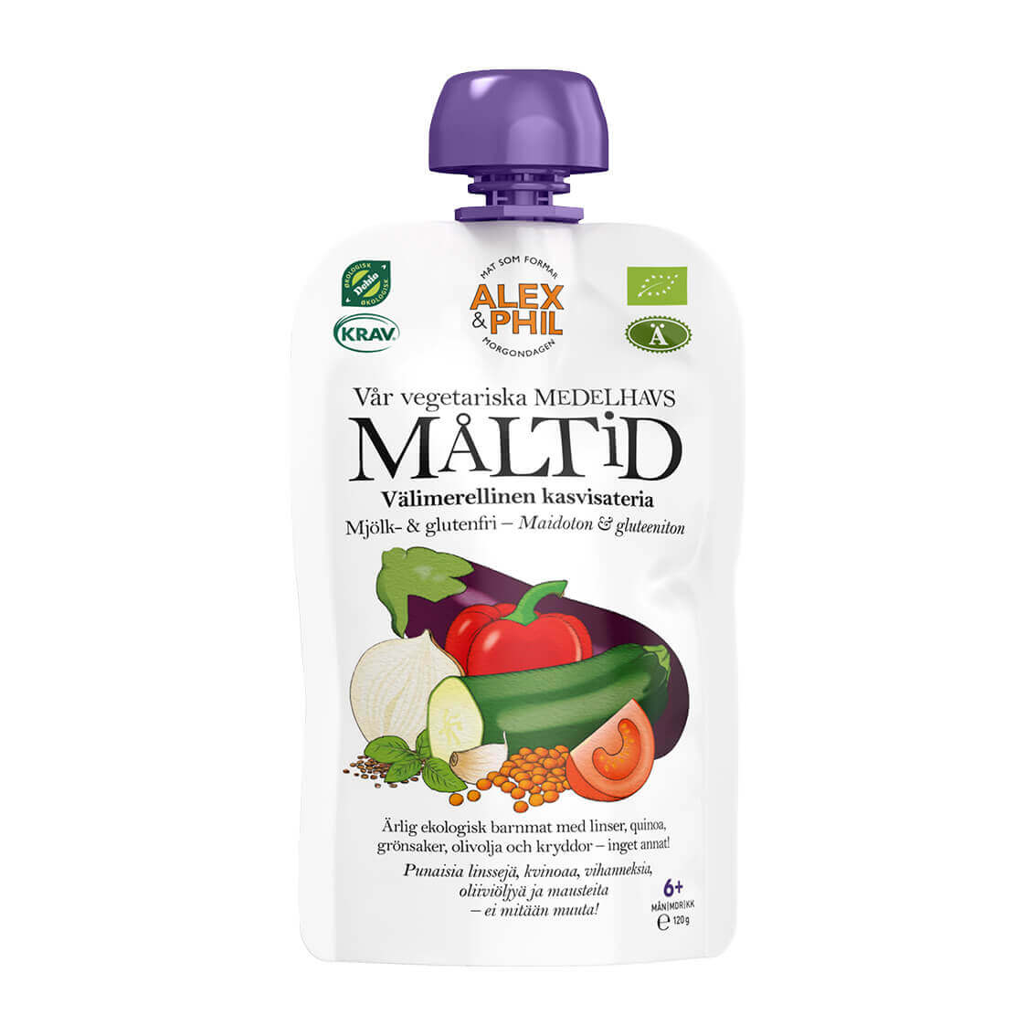 Vegetarisk medelhavsmåltid (6-pack)