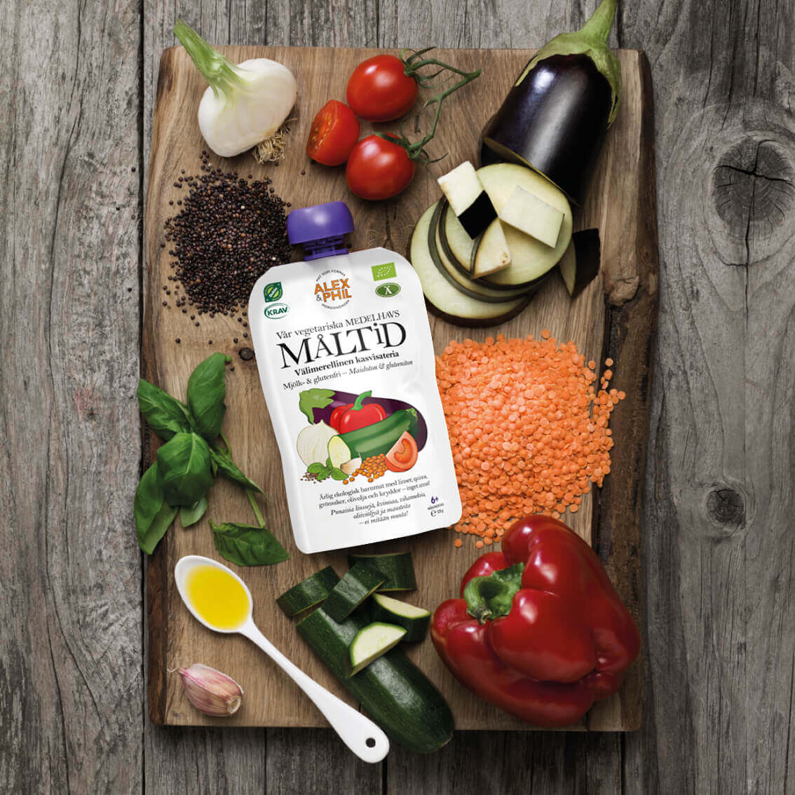 Vegetarisk medelhavsmåltid (6-pack)