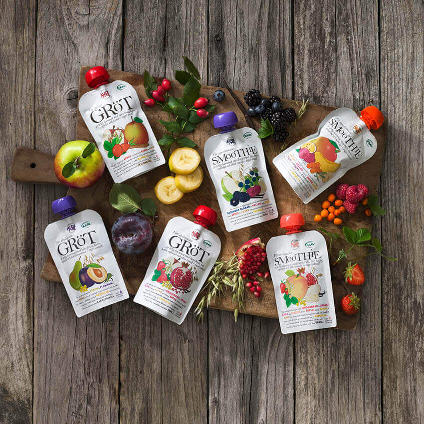 Mix av bästsäljande smoothies & gröt (6-pack)