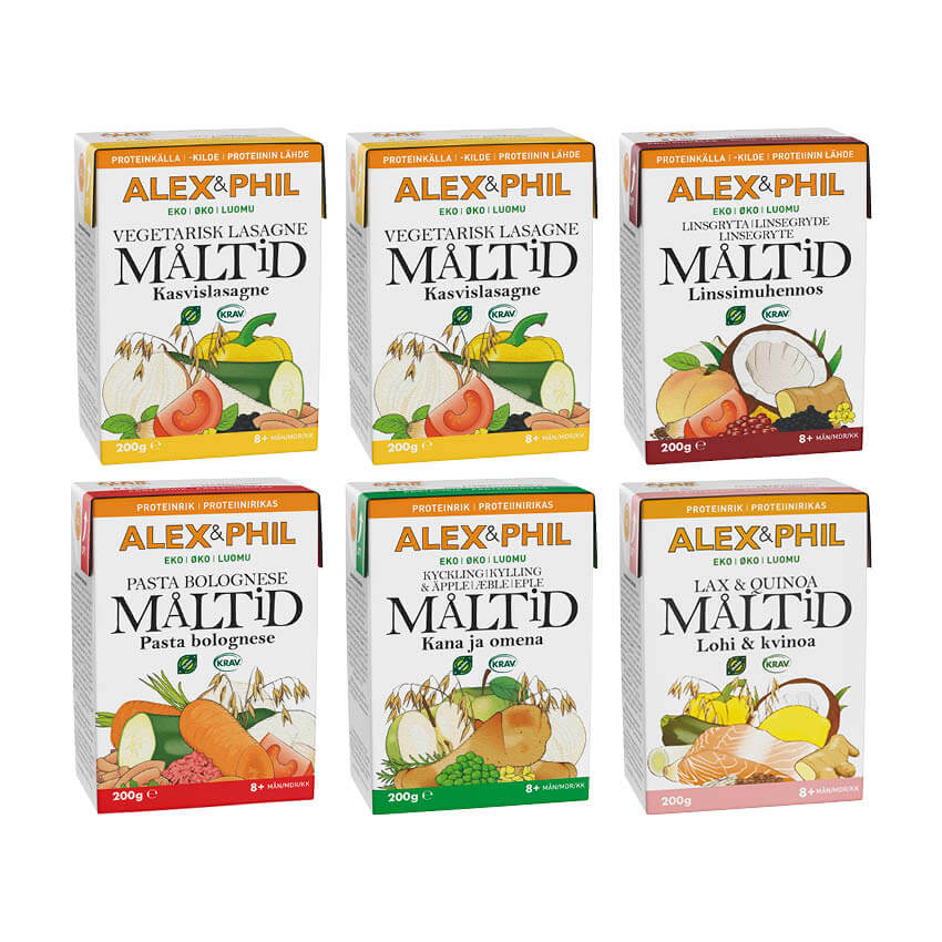 Mix of all tetra meals (6-pack)